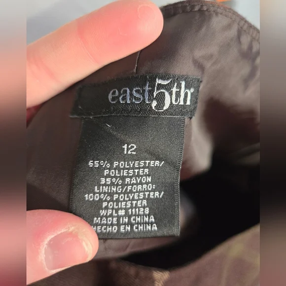 Vintage East 5th Plaid A-Line Skirt | Size 12 | Classic Fall Style - Picture 3 of 3